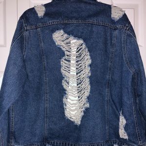 Distressed Jean Jacket